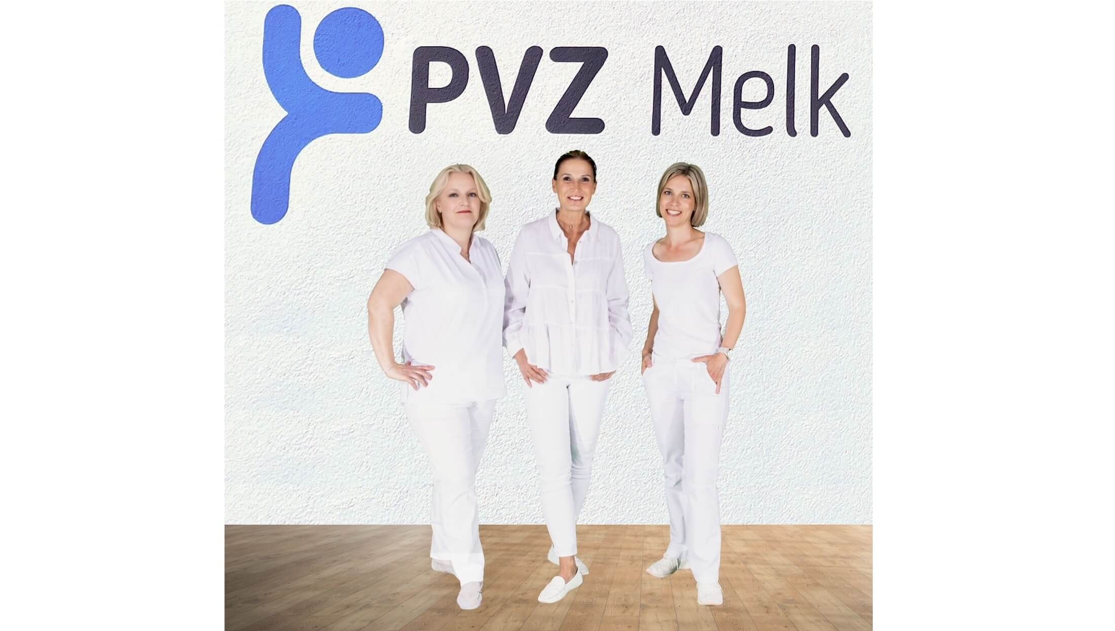 Das Bild zeigt das Gründerteam des PVZ Melk.