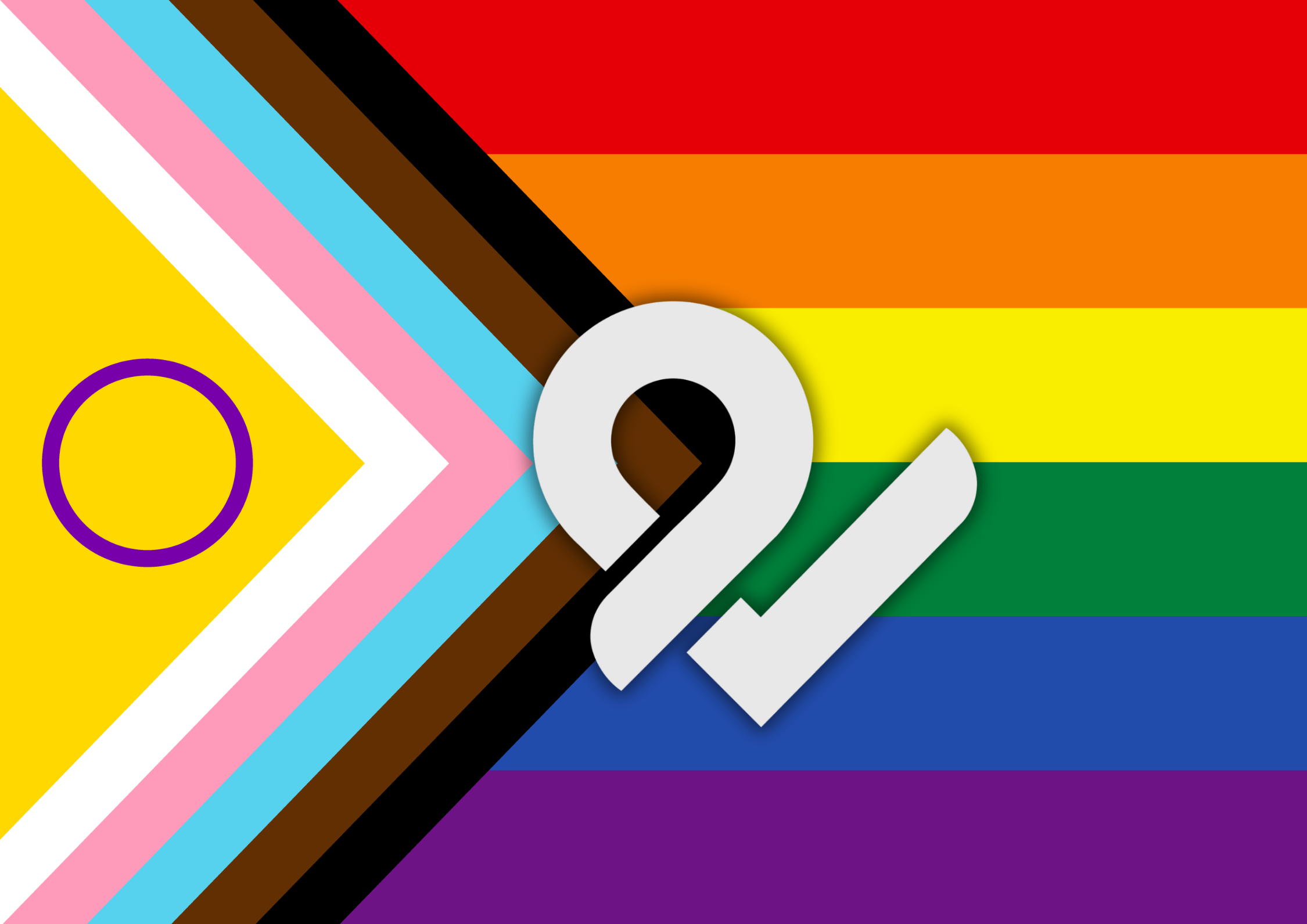 Regenbogenfahne mit Logo der Plattform Primärversorgung